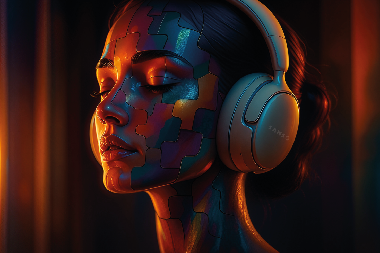 Sanso Vervé Over-Ear Wireless Headphones-Premium Audio